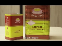 Der gelbe hochfeste Alleskleber treten mit Kleber für Teppich-Leder-Schwamm in Verbindung